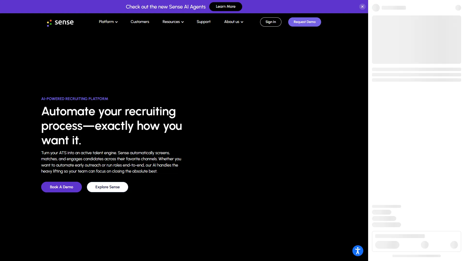 Sense Workplace Screenshot